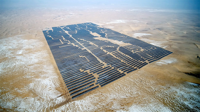 光伏治沙的可行性，用光伏板治理沙漠可行嗎