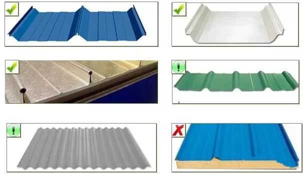 壓型鋼板是經?？梢杂玫降?，直接夾在棱形上